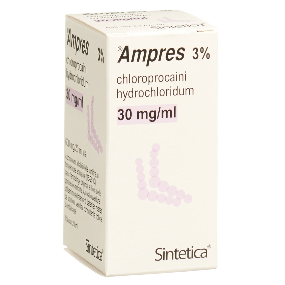 Ampres Inj Lös 30 mg/ml Durchstf 20 ml, Hauptbild