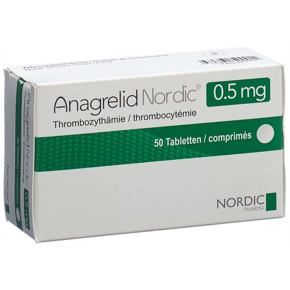 ANAGRELIDE Nordic 0.5 mg, image principale