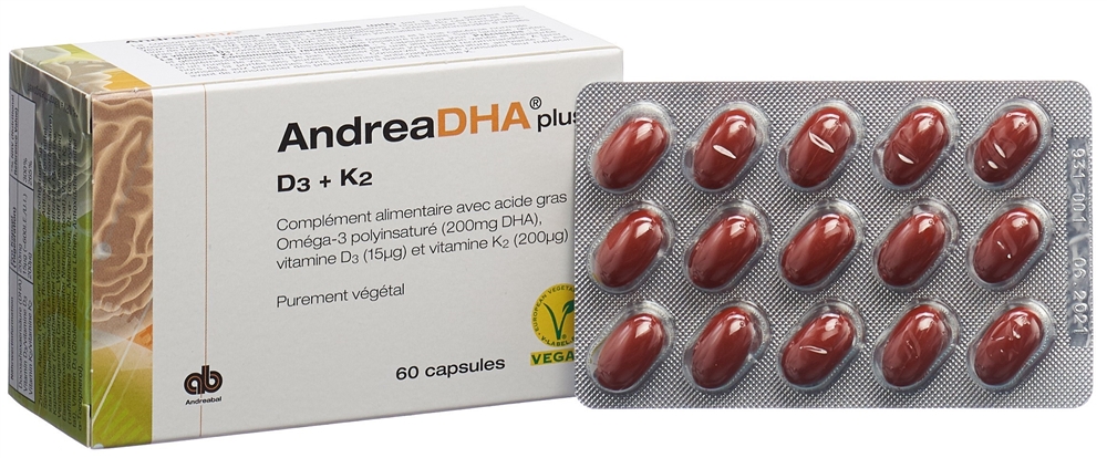 ANDREADHA plus Omega-3 Vitamin D3 + Vitamin K2, Bild 3 von 5