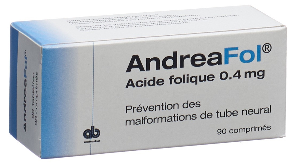 ANDREAFOL Tabl 0.4 mg Blist 90 Stk, Bild 4 von 5