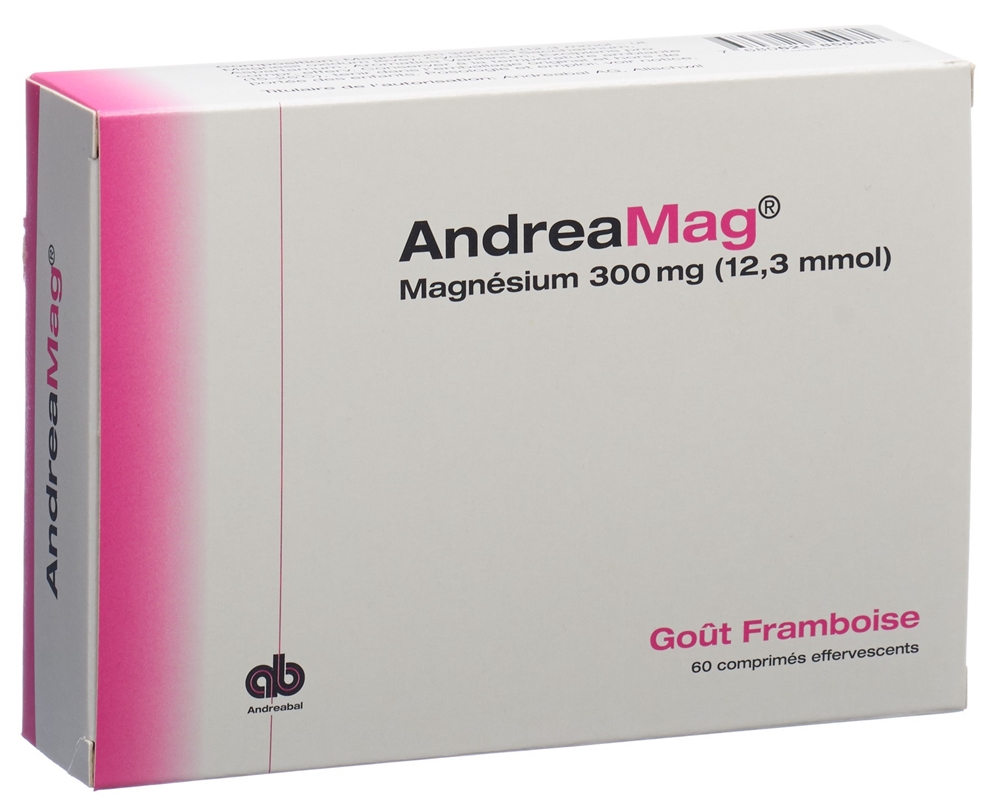 ANDREAMAG Brausetabl 300 mg mit Himbeeraroma Ds 60 Stk, Bild 4 von 5