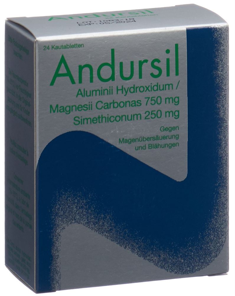 ANDURSIL cpr croquer blist 24 pce, image principale