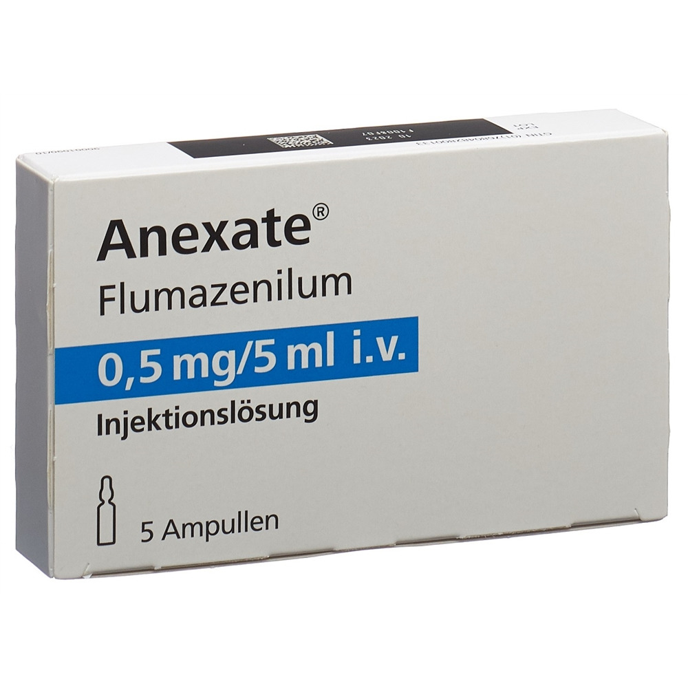 ANEXATE sol inj 0.5 mg/5ml amp 5 ml, image principale
