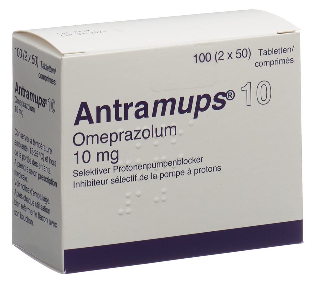 ANTRAMUPS cpr 10 mg bte 100 pce, image principale