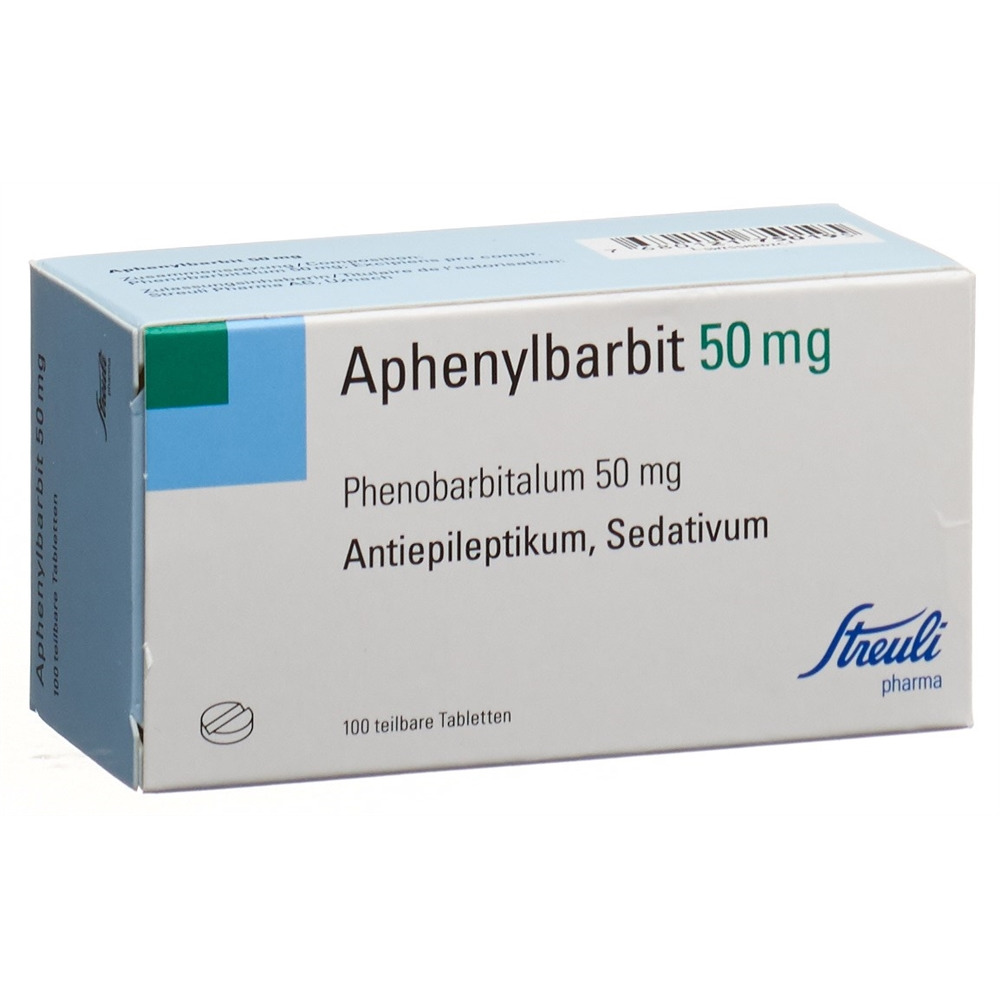 APHENYLBARBITE Streuli 50 mg, image principale