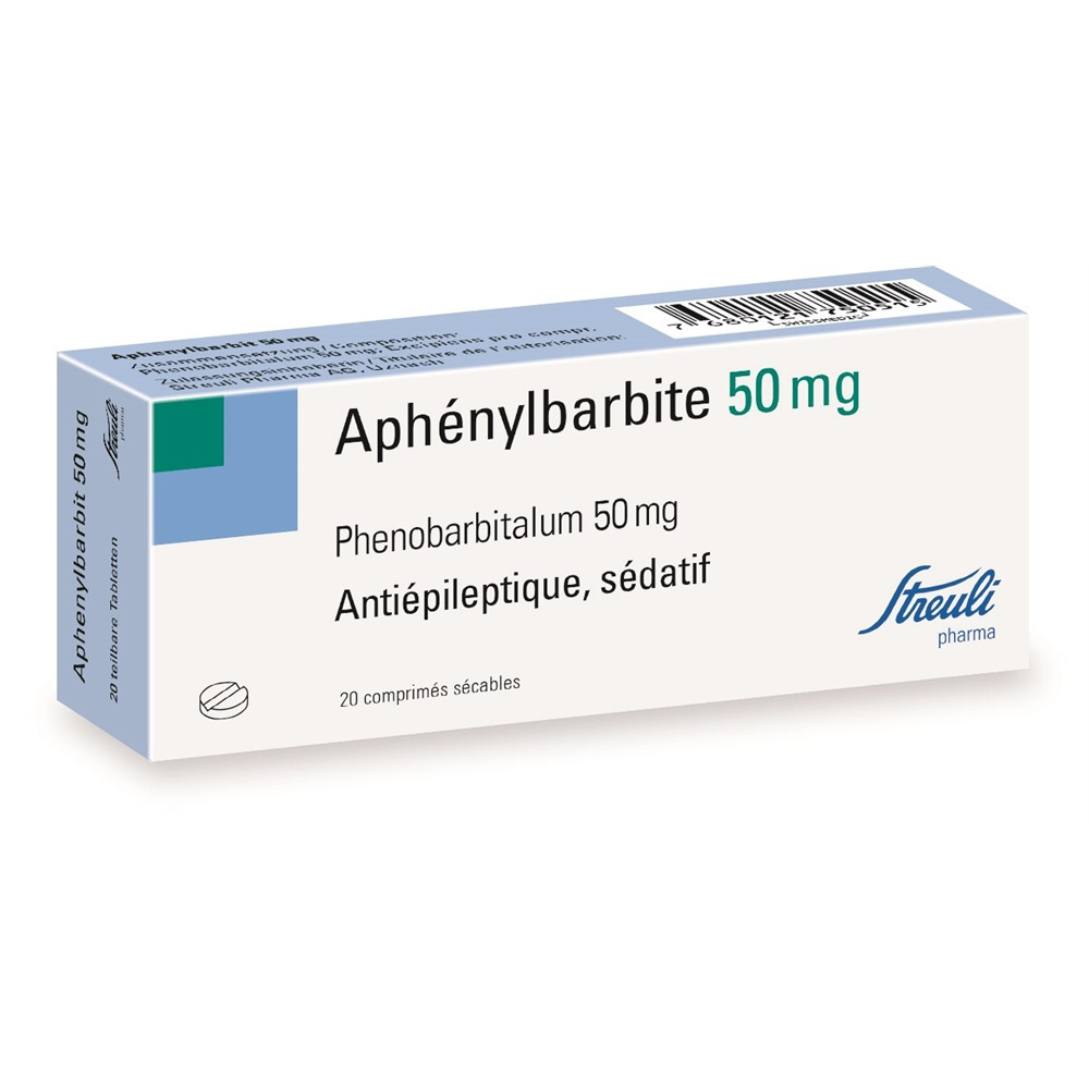 APHENYLBARBITE Streuli 50 mg, image 2 sur 2