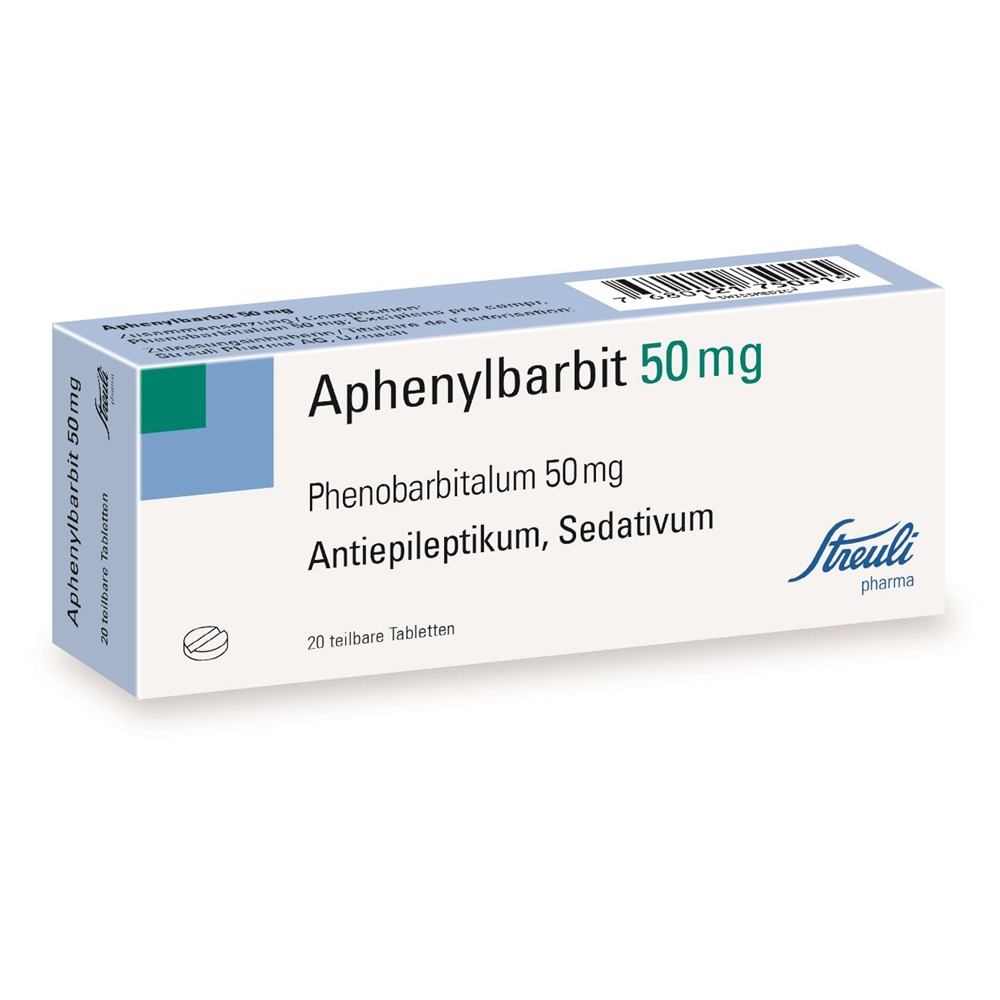 APHENYLBARBITE Streuli 50 mg, image principale