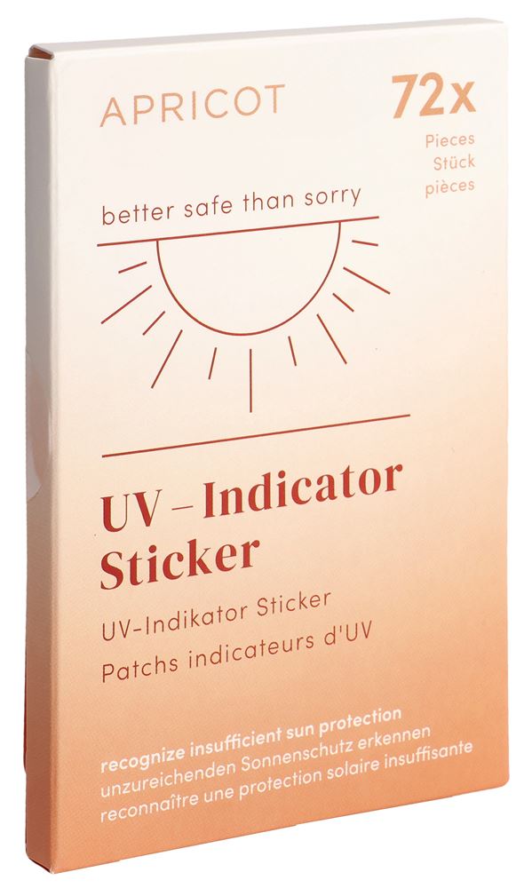 Apricot stickers indicateurs d'UV, image principale