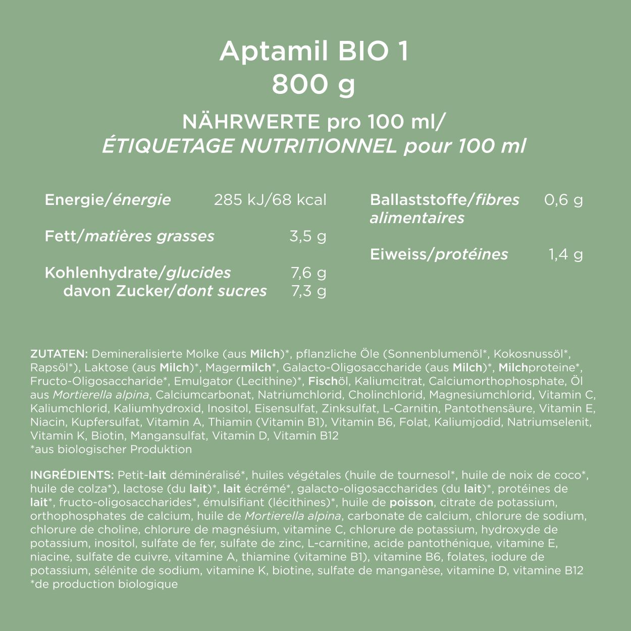 APTAMIL BIO 1, image 5 sur 6