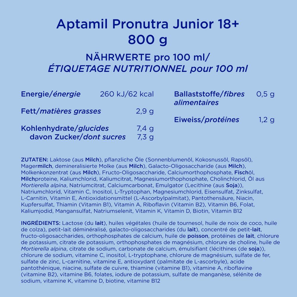APTAMIL PRONUTRA JUNIOR 18+, Bild 5 von 6