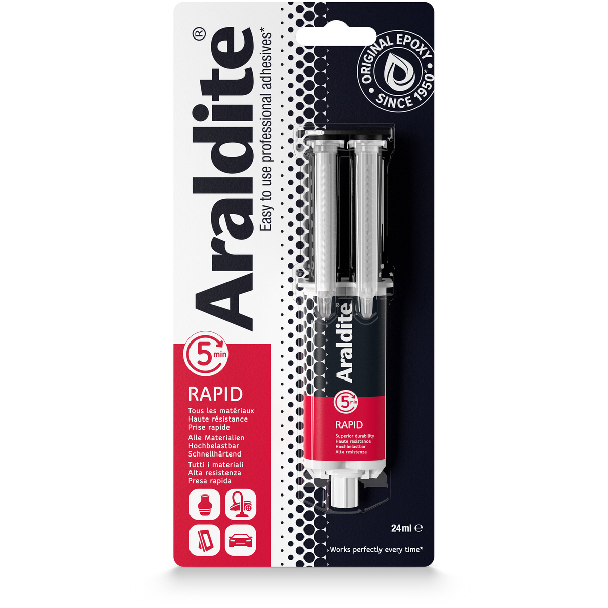 ARALDIT Standard Ultra adhésive 2 composants seringue