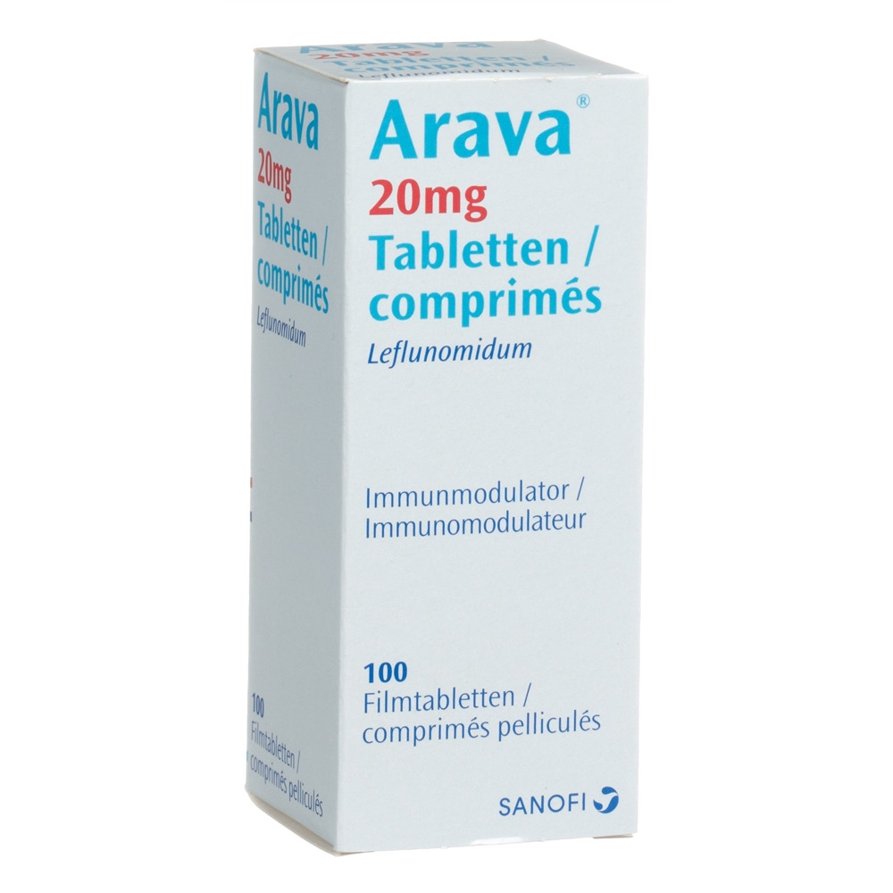 Arava Filmtabl 20 mg Ds 100 Stk