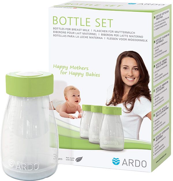 ARDO BOTTLE SET Biberons pour lait maternel