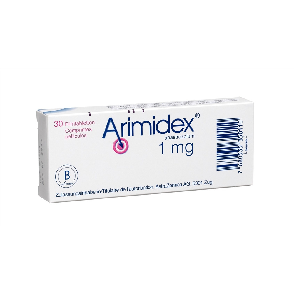 ARIMIDEX cpr pell 1 mg blist 30 pce, image 2 sur 2