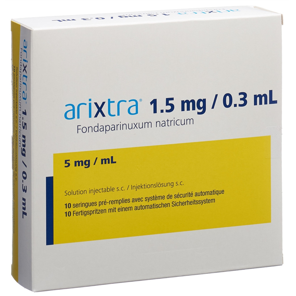 ARIXTRA sol inj 1.5 mg/0.3ml ser pré 0.3 ml, image principale