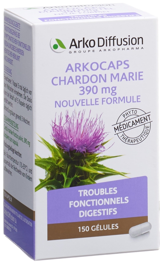 ARKOCAPS chardon marie 390 mg, image 4 sur 5