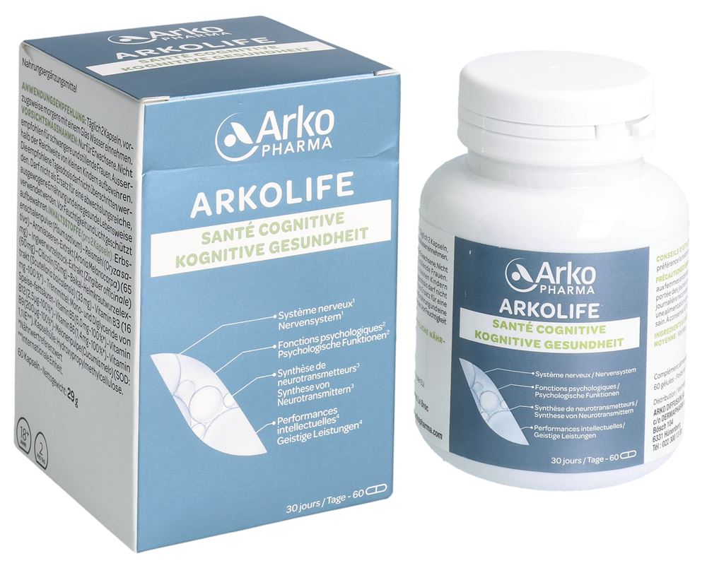 Arkopharma Arkolife santé cognitive, image 4 sur 6