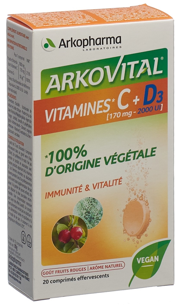 ARKOVITAL vitamine C + D3, image 4 sur 5