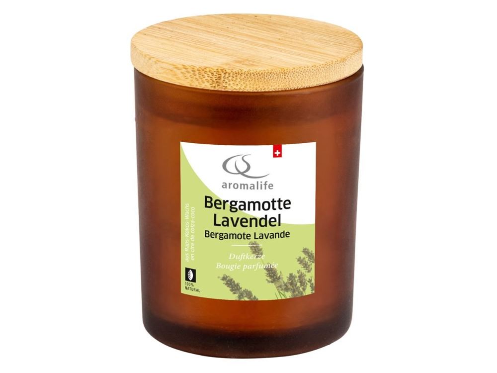 Aromalife bougie parfumée en verre