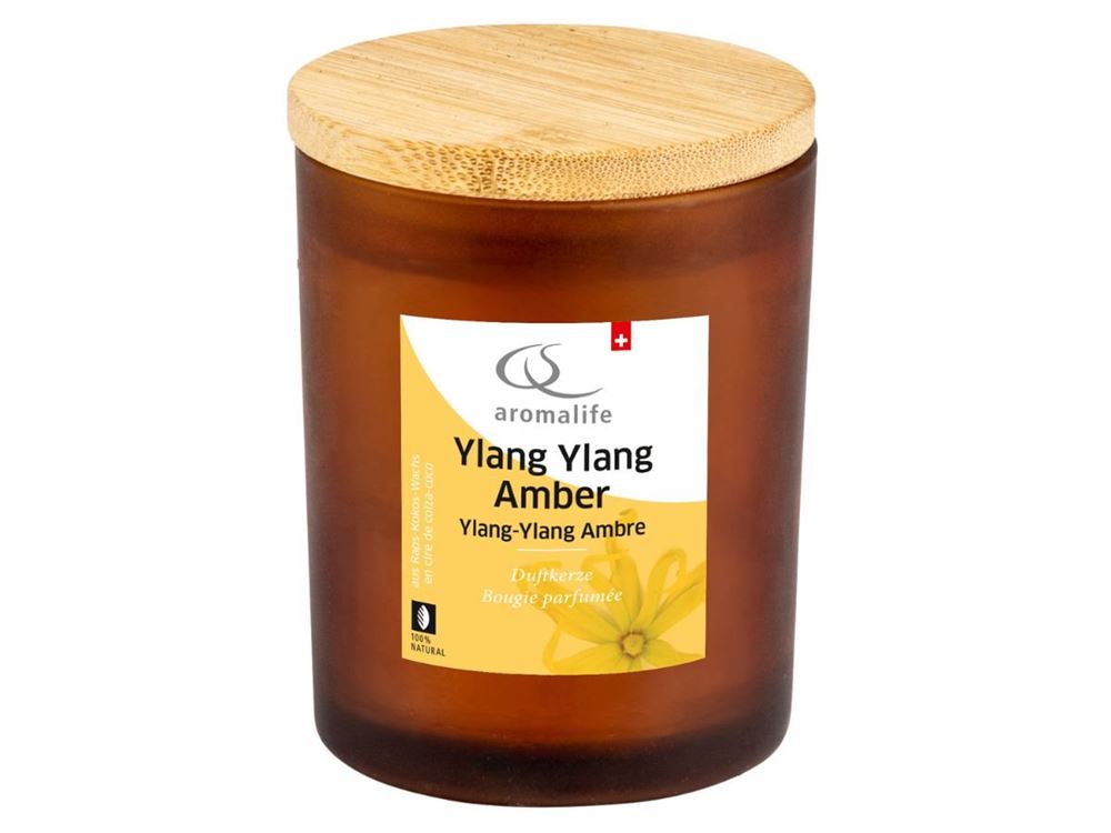 Aromalife bougie parfumée en verre