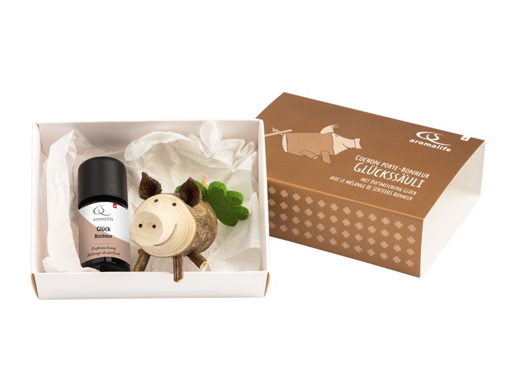 Aromalife cochon porte-bonheur