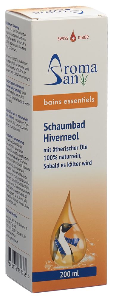 Aromasan Hivernéol bain moussant