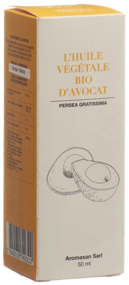 Aromasan huile végétale d'avocat, image 2 sur 2