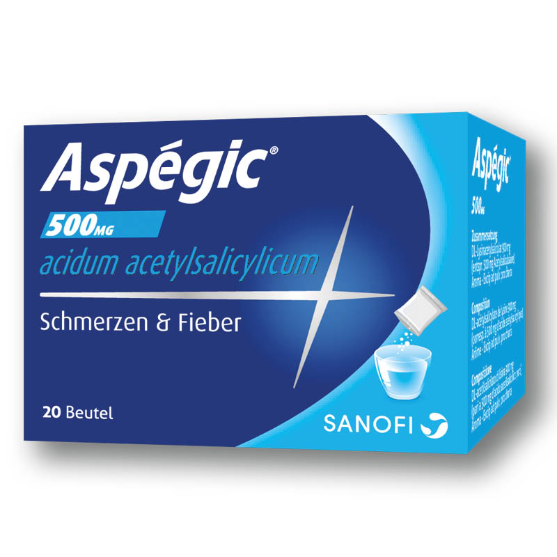 Aspegic pdr 500 mg sach 20 pce, image principale