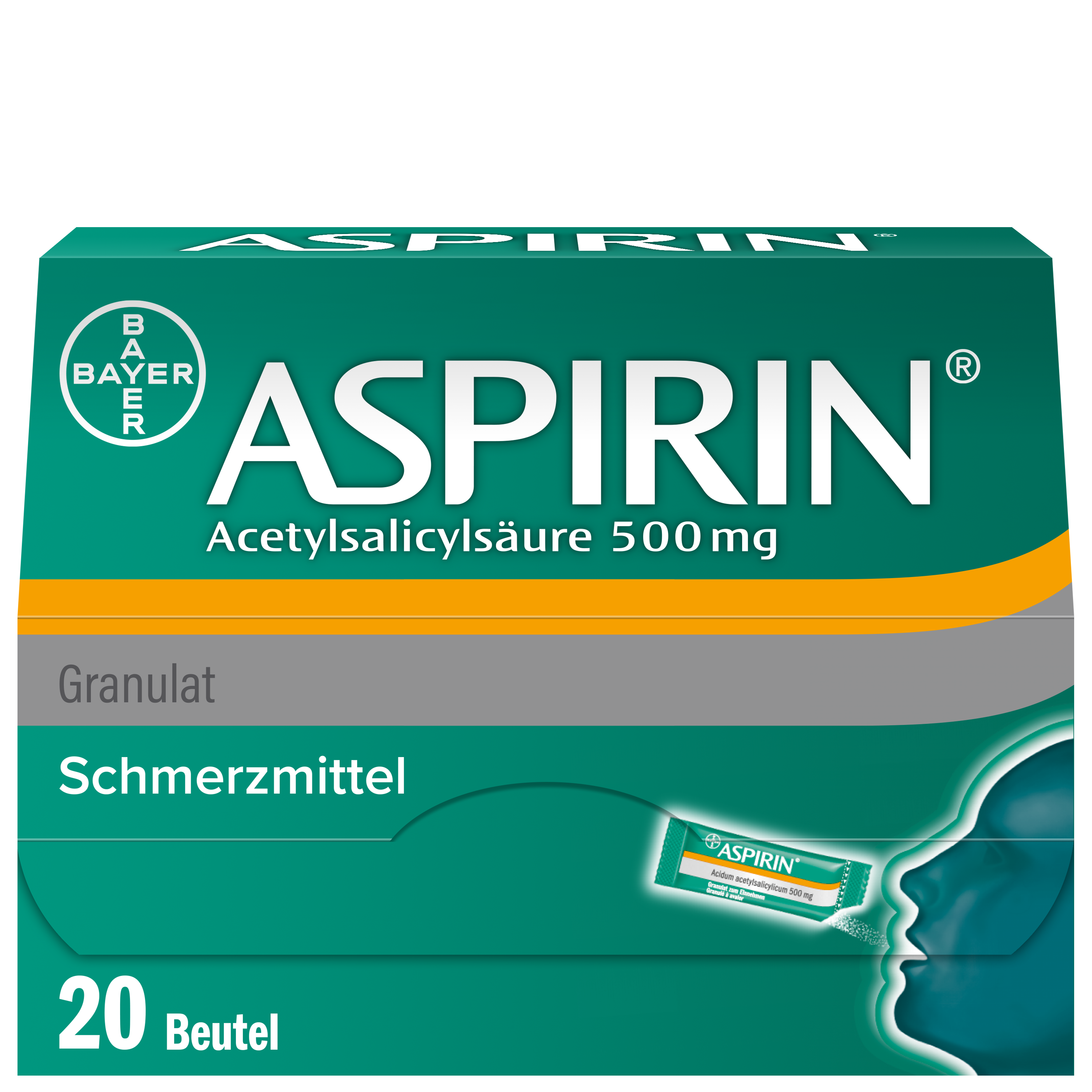 ASPIRINE Gran 500 mg Btl 20 Stk