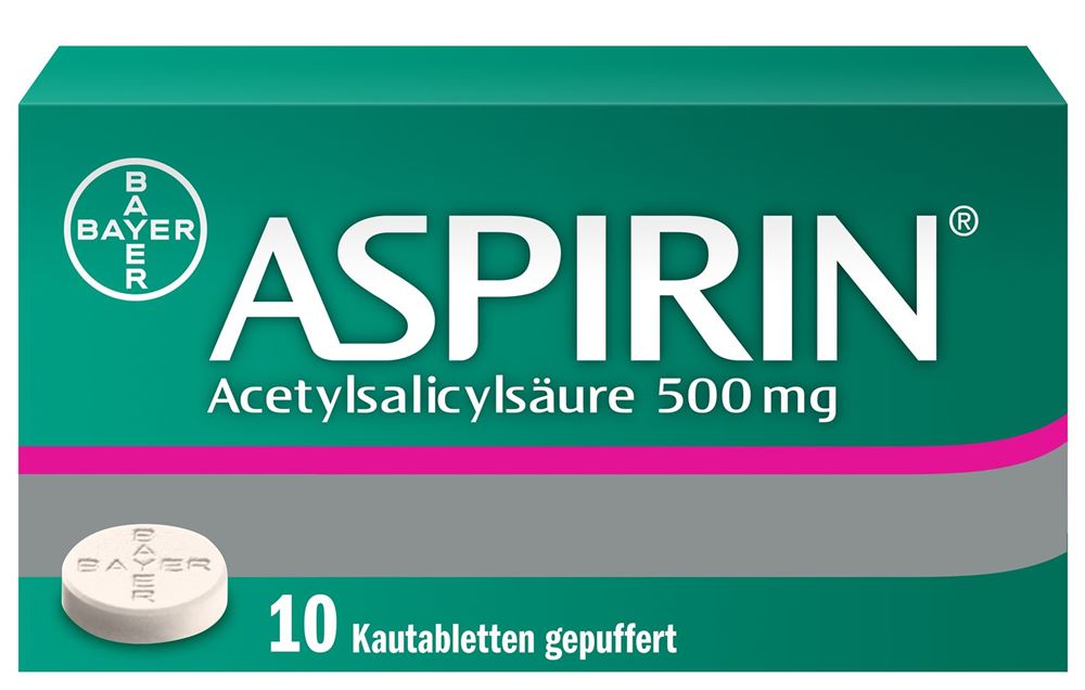 ASPIRINE Kautabl 500 mg Btl 10 Stk, Hauptbild