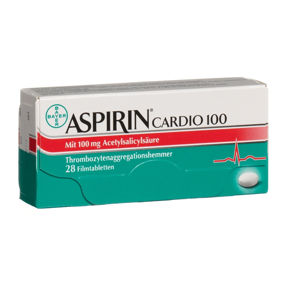 ASPIRINE cpr pell 100 mg blist 28 pce, image principale