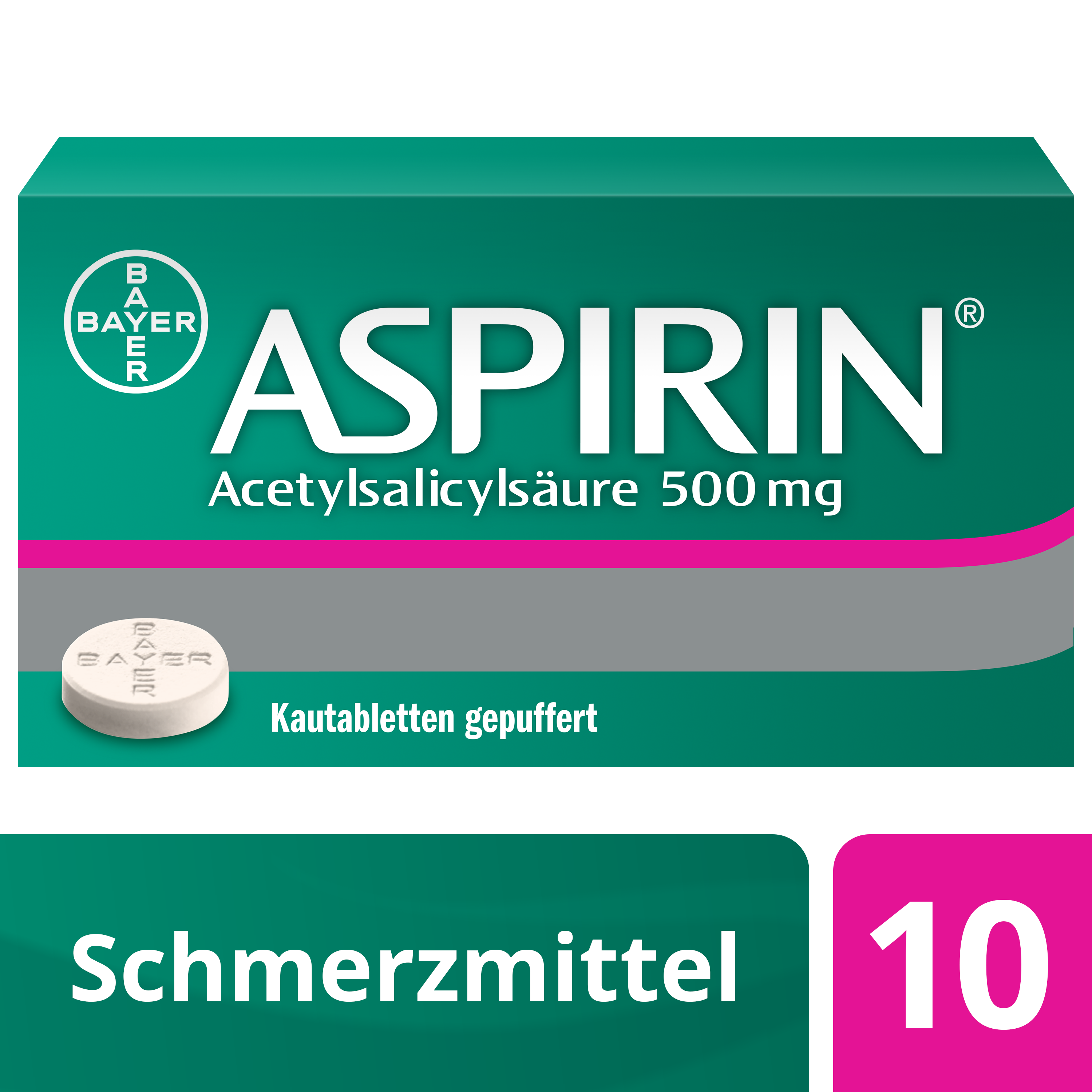 ASPIRINE cpr croquer 500 mg sach 10 pce, image 2 sur 5