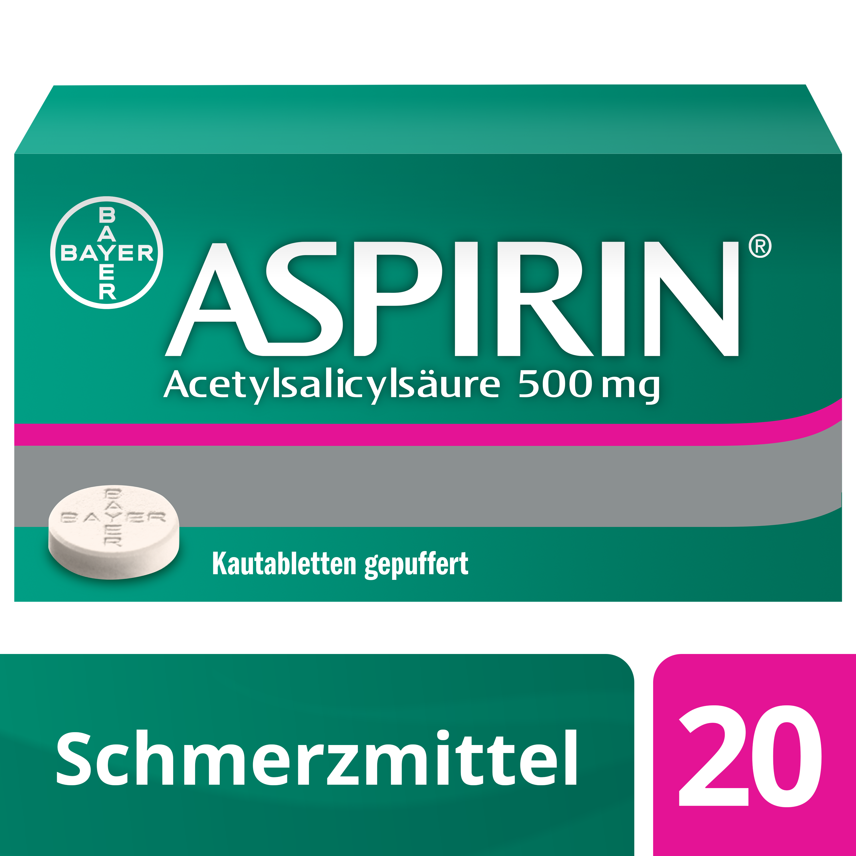 ASPIRINE cpr croquer 500 mg sach 20 pce, image 2 sur 5