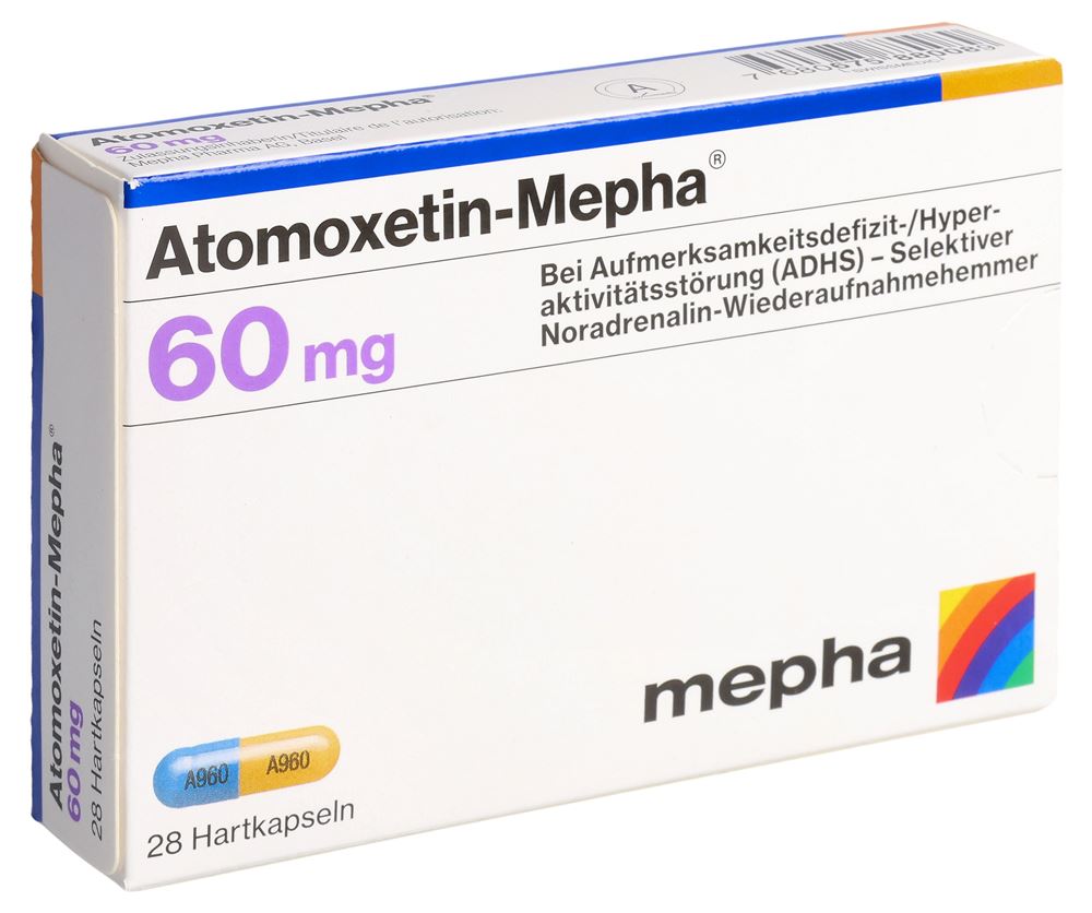 ATOMOXETINE Mepha 60 mg, image principale