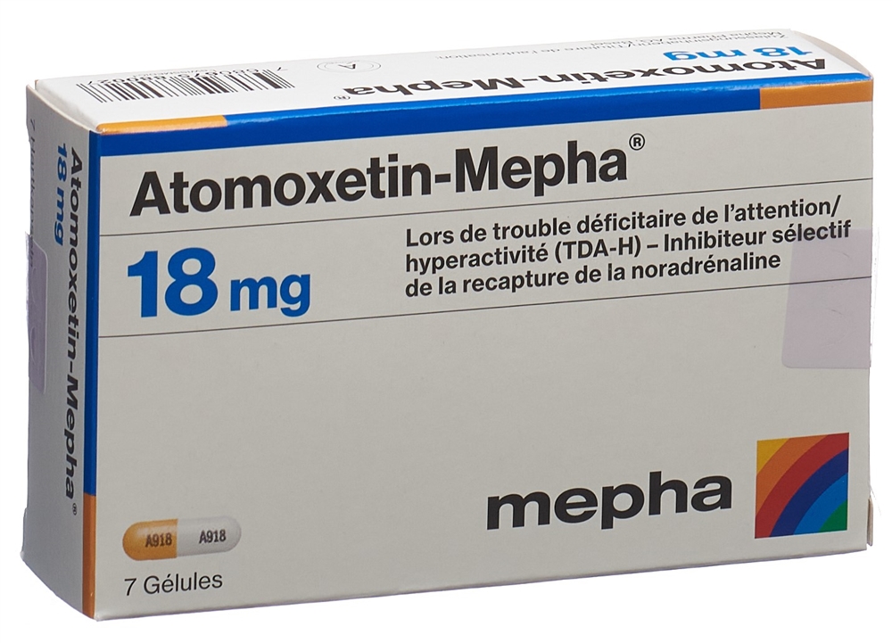 ATOMOXETINE Mepha 18 mg, Bild 2 von 2