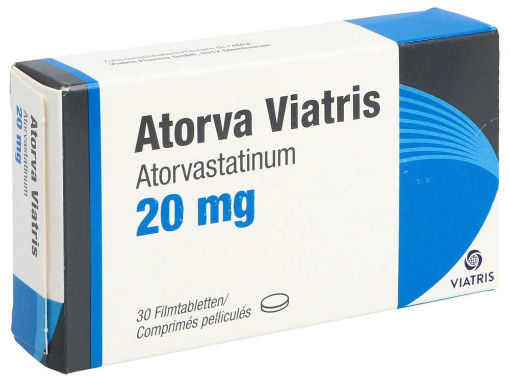 ATORVA Viatris 20 mg, image principale