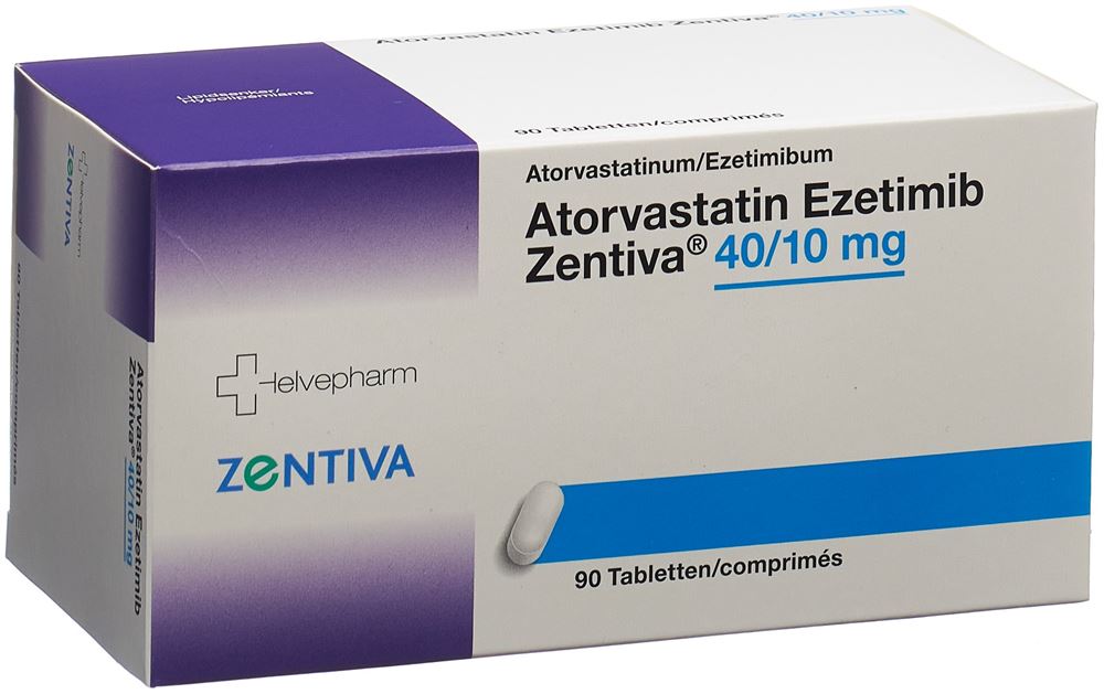 EZETIMIBE ATORVASTATINE Ezetimib Zentiva, Hauptbild