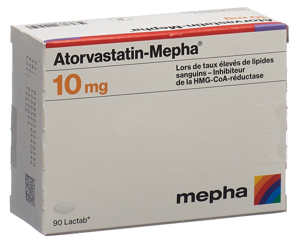 ATORVASTATINE Mepha 10 mg, Bild 2 von 2