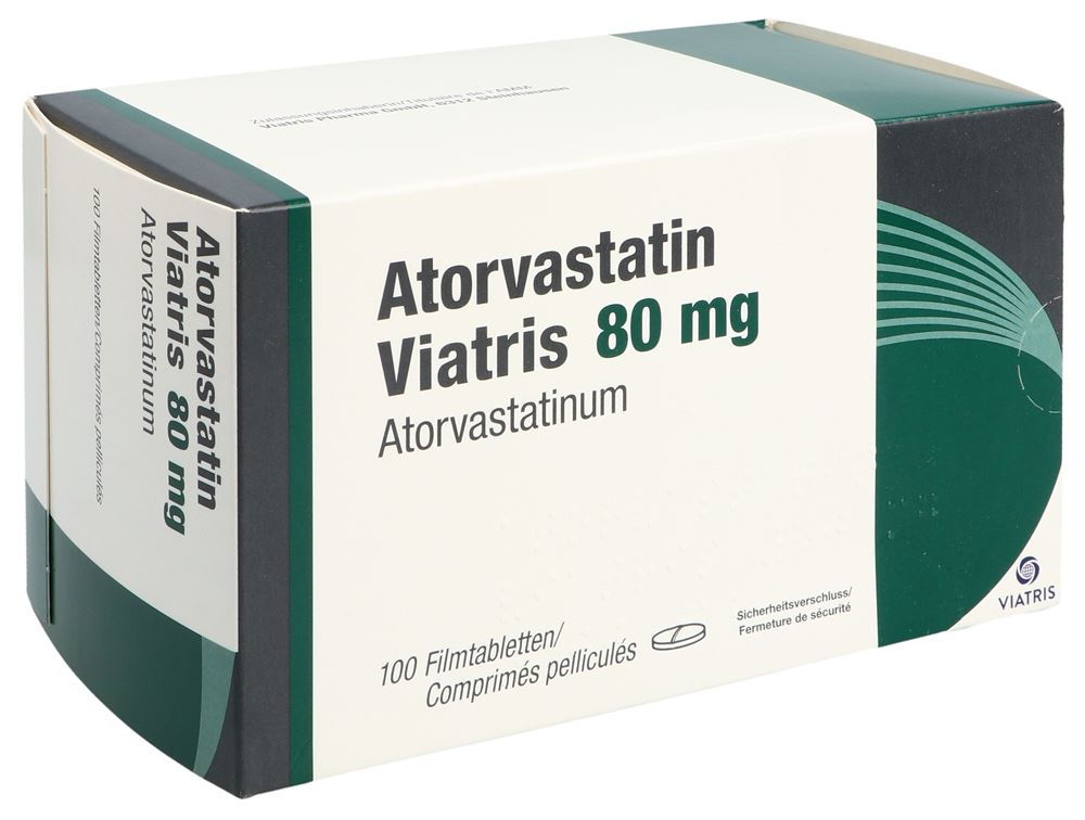 ATORVASTATINE Viatris 80 mg, image principale