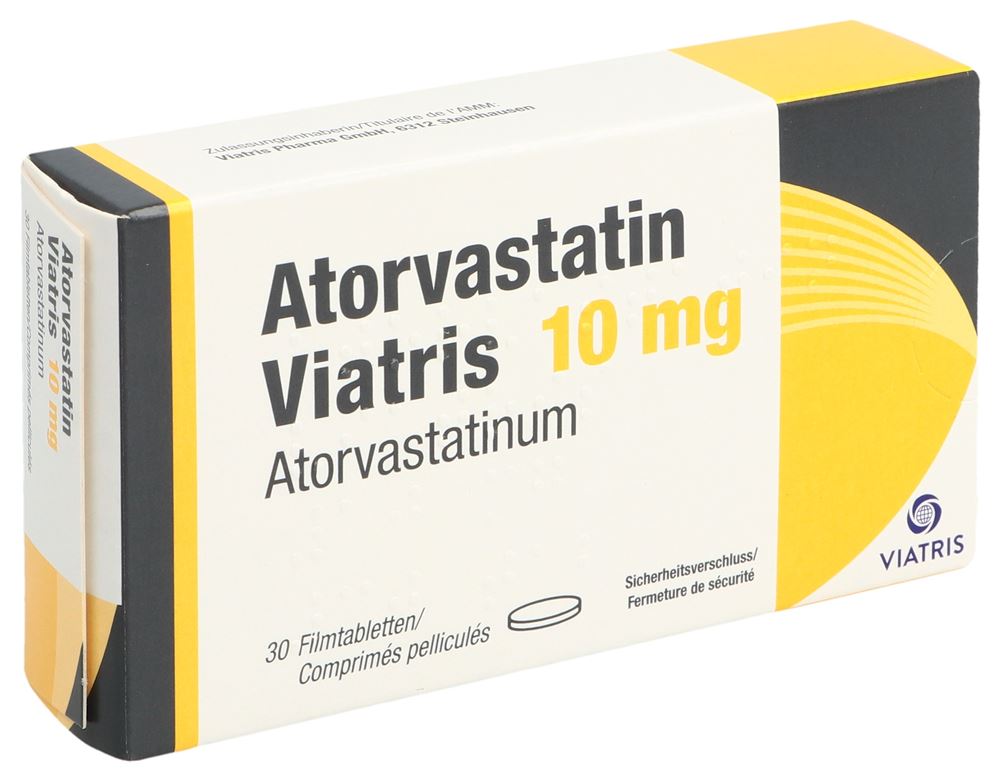 Atorvastatin Viatris Viatris 10 mg, Hauptbild