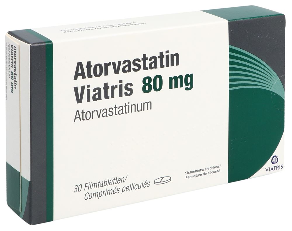 ATORVASTATINE Viatris 80 mg, Hauptbild