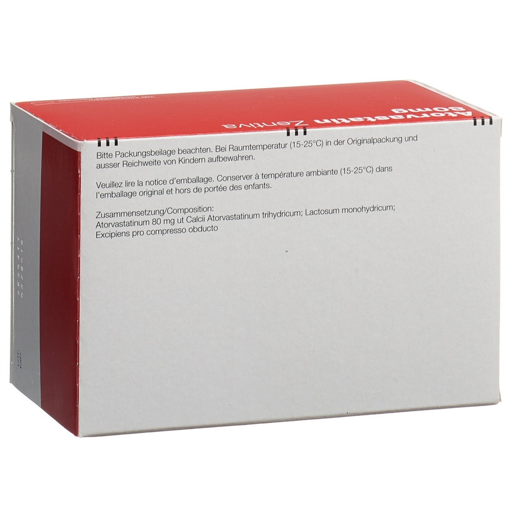 ATORVASTATINE Zentiva 80 mg, Bild 2 von 2