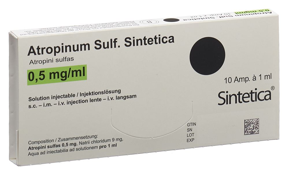 ATROPINUM SULF Sintetica 0.5 mg/ml, Hauptbild