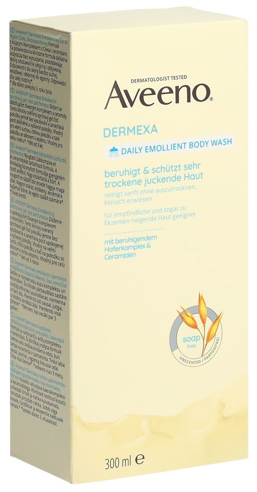AVEENO Dermexa gel nettoyant émollient