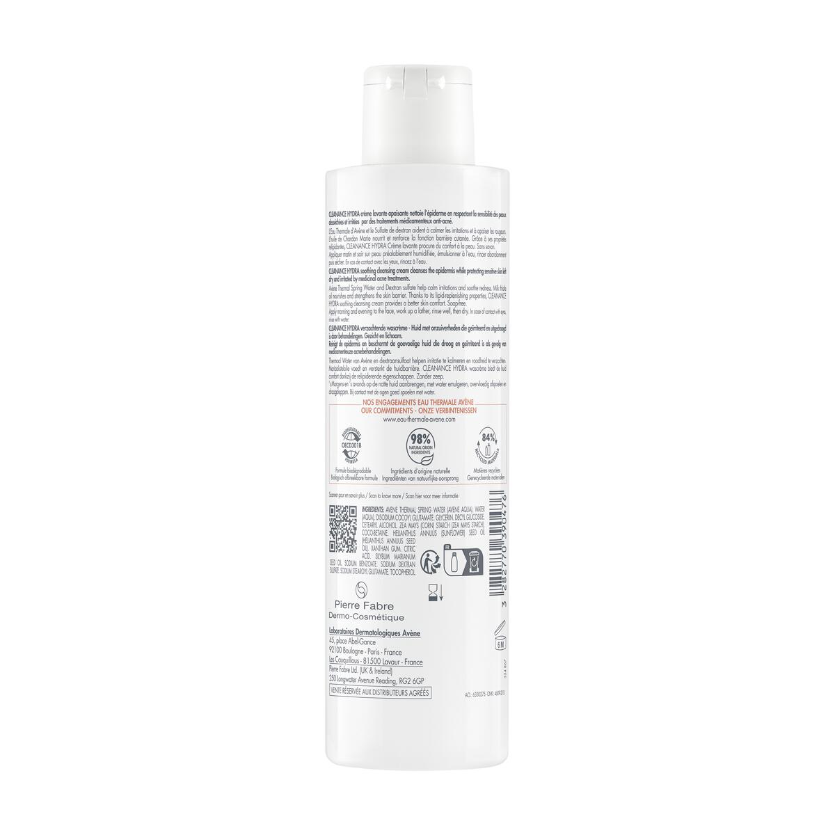 AVENE Cleanance HYDRA crème lavante, image 2 sur 4