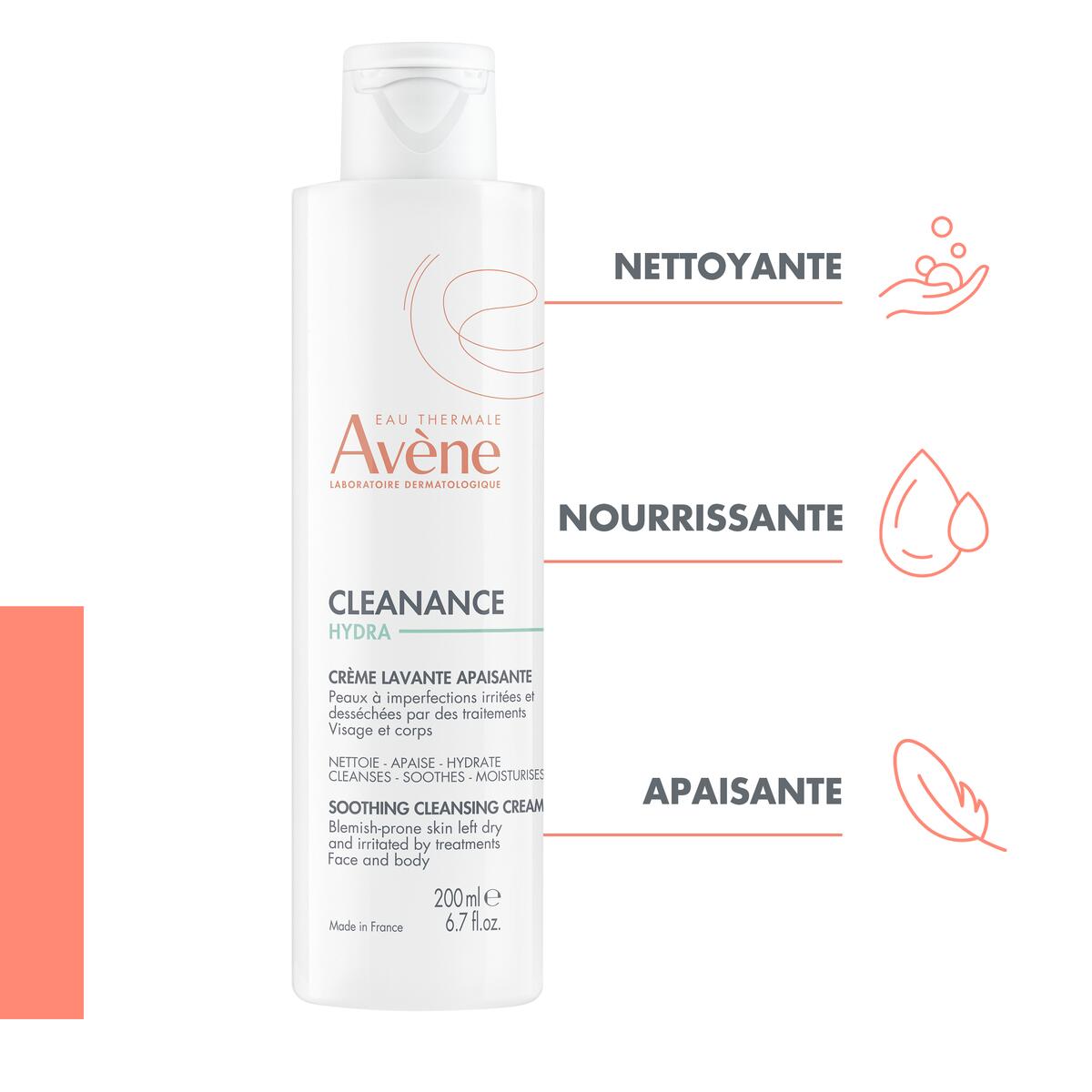 AVENE Cleanance HYDRA crème lavante, image 4 sur 4