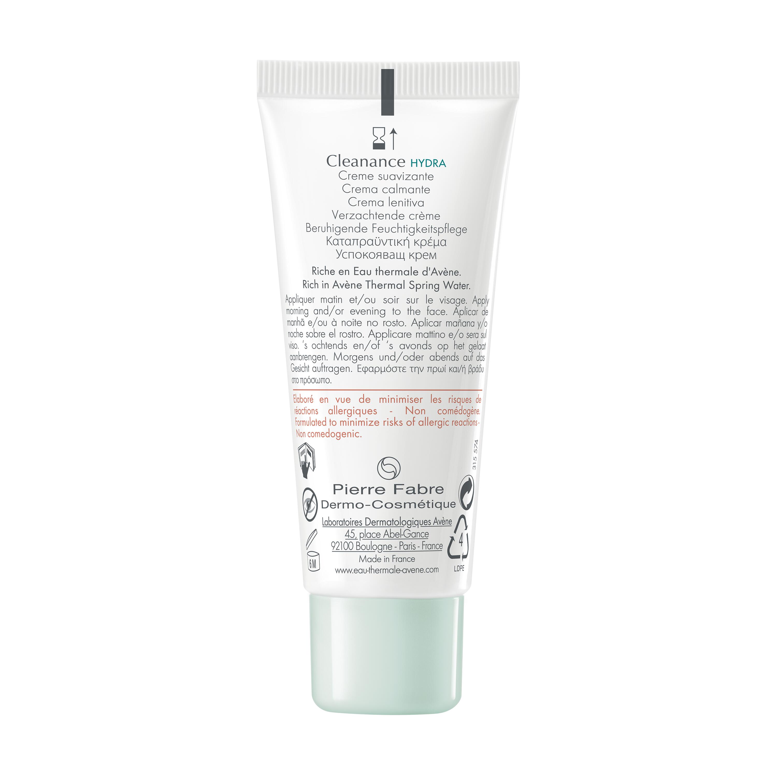 AVENE cleanance HYDRA crème, image 2 sur 4