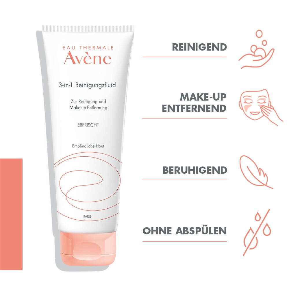 AVENE Fluide Démaquillant 3en1, image 2 sur 3