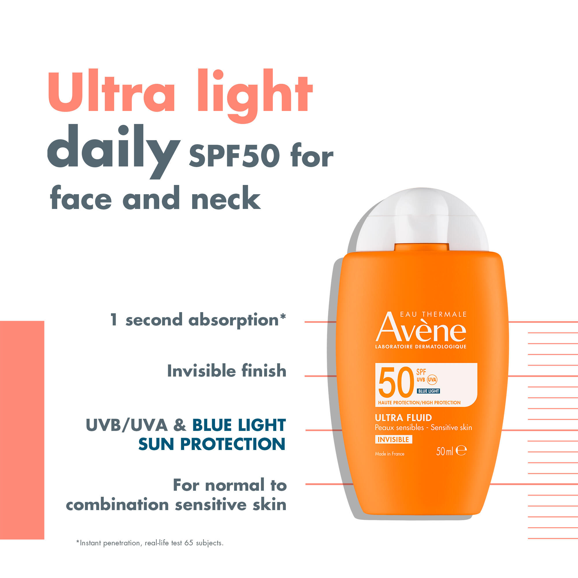 AVENE SUN Ultra Fluide Invisible, image 3 sur 3
