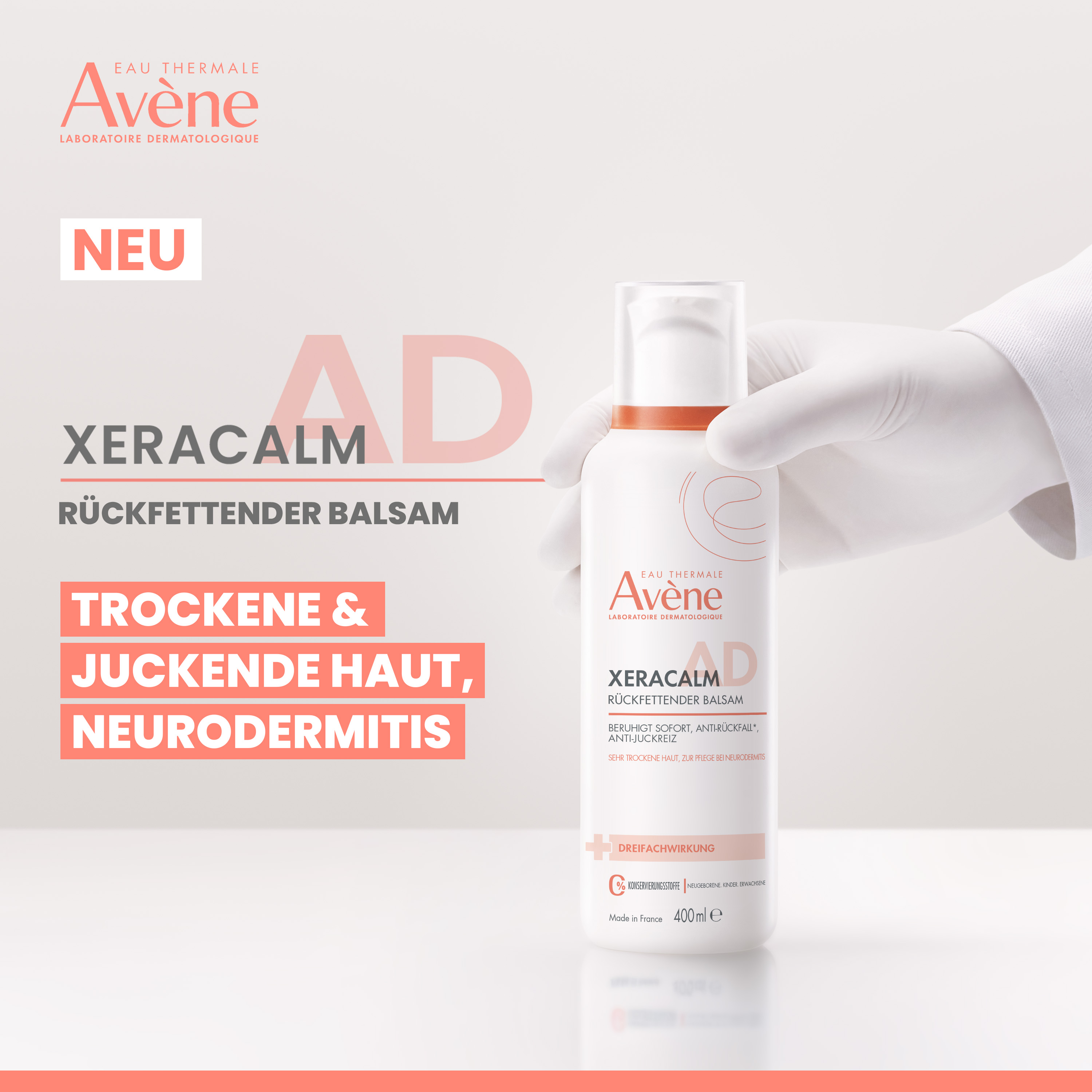 AVENE XeraCalm A.D baume, image 3 sur 5